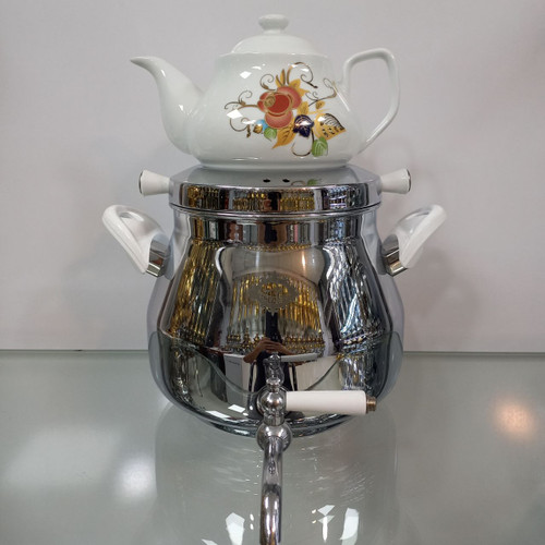 کتری قوری برنجی عالی نسب مدل لادن