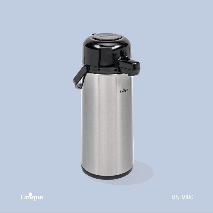 فلاسک پمپی استیل یونیک 9100 ظرفیت 2.5 لیتر