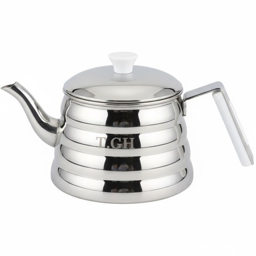 قوری استیل قیطاسی 1 لیتری مدل 1068 براق