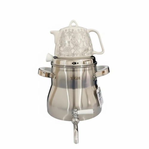 کتری قوری قیطاسی 5.5 لیتری مدل 6950 کف چدن