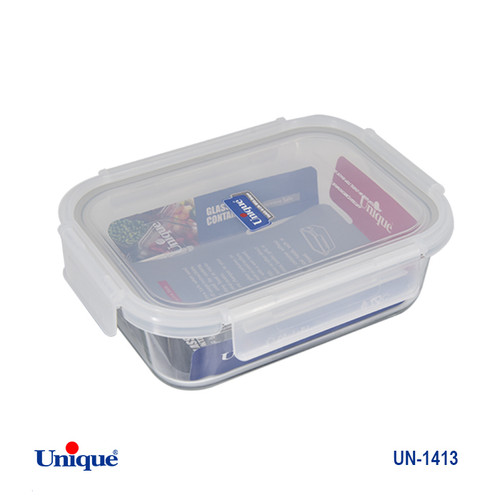 ظرف غذا یونیک مستطیل سایز کوچک 1413
