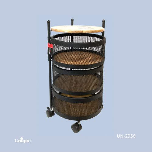 جا پیاز و سیب زمینی یونیک 3 طبقه توری گرد کد 2956