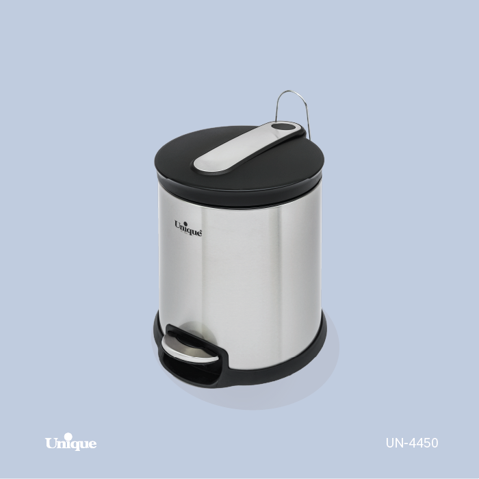 سطل زباله 14 لیتر استیل یونیک مدل 4450