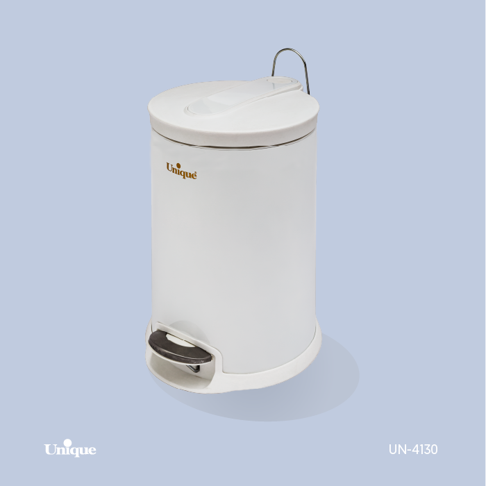 سطل زباله 16 لیتر سفید یونیک مدل 4130