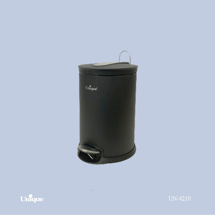 سطل زباله 5 لیتر مشکی یونیک 4210