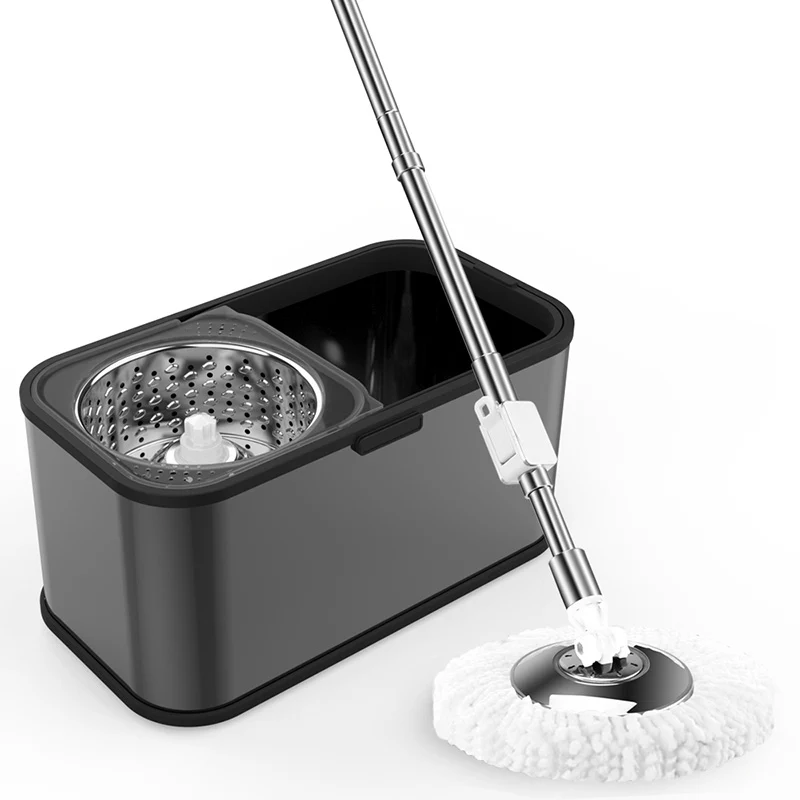 سطل و تی چرخشی مستطیل تمام استیل کد ss20